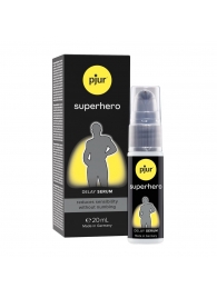 Пролонгатор-сыворотка pjur Superhero Delay Serum - 20 мл. - Pjur - купить с доставкой в Сургуте