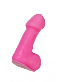 Розовая свеча в форме пениса - 47 гр. - Pecado - купить с доставкой в Сургуте