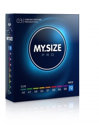 Презервативы MY.SIZE размер 72 - 3 шт. - My.Size - купить с доставкой в Сургуте