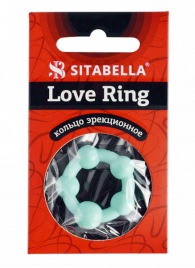 Цветное эрекционное кольцо с 5 бусинами Love Ring - Sitabella - в Сургуте купить с доставкой