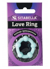 Цветное эрекционное кольцо Love Ring с бусинами - Sitabella - в Сургуте купить с доставкой