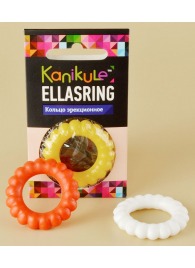 Цветное рельефное эрекционное кольцо Ellasring - Sitabella - в Сургуте купить с доставкой