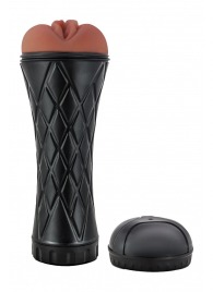 Коричневый мастурбатор-вагина Marly - Dream Toys - в Сургуте купить с доставкой