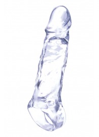 Прозрачная насадка-удлинитель Length Enhancer с подхватом - 16 см. - NMC - в Сургуте купить с доставкой