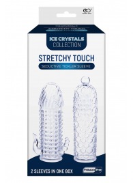 Набор из 2 прозрачных насадок на член Seductive Tickler Sleeves Set - NMC - в Сургуте купить с доставкой
