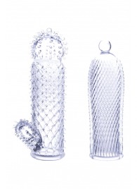 Набор из 2 прозрачных насадок на член Seductive Tickler Sleeves - NMC - в Сургуте купить с доставкой