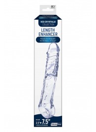 Прозрачная насадка-удлинитель Length Enhancer с подхватом - 22,3 см. - NMC - в Сургуте купить с доставкой