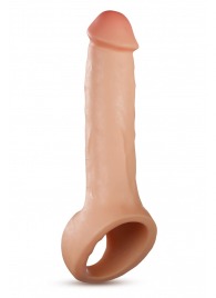 Телесная насадка-удлинитель Thrive 8.75 Inch Realistic Penis Extender Sleeve - 22,2 см. - Blush Novelties - в Сургуте купить с доставкой