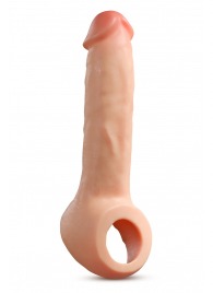 Телесная насадка-удлинитель Thrive 8.75 Inch Realistic Penis Extender Sleeve - 22,2 см. - Blush Novelties - в Сургуте купить с доставкой