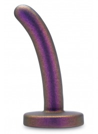 Фиолетовая насадка с гладкой поверхностью Surrender 4.75 Inch Beginner Pegging Dildo - 12 см. - Blush Novelties - купить с доставкой в Сургуте