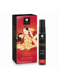 Оральный спрей Waves of Pleasure с ароматом клубники и шампанского - 20 мл. - Shunga - купить с доставкой в Сургуте