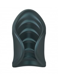 Серый сквозной мастурбатор с вибрацией Manwan Starter - Manwan - в Сургуте купить с доставкой