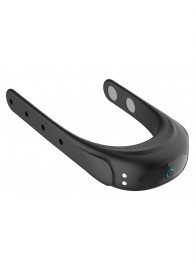 Черное эрекционное виброкольцо на ремешках - Boys of Toys - в Сургуте купить с доставкой