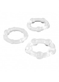 Набор из 3 эрекционных прозрачных колец - Boys of Toys - в Сургуте купить с доставкой