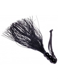 Черная силиконовая плетка - 25,4 см. - Boys of Toys - купить с доставкой в Сургуте