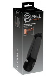 Черный вибромастурбатор с трехточечной стимуляцией Penis Trainer with 3 Point Stimulation - Orion - в Сургуте купить с доставкой