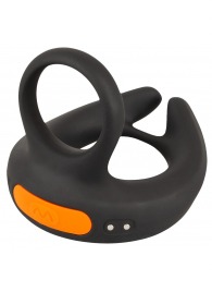 Черный вибростимулятор мошонки RC Scrotum Stimulator with Vibration - Orion - в Сургуте купить с доставкой