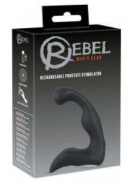 Черный перезаряжаемый стимулятор простаты с вибрацией - 14,6 см. - Orion - в Сургуте купить с доставкой