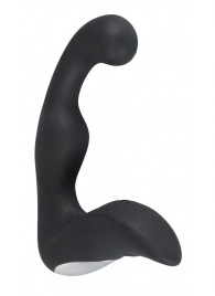 Черный перезаряжаемый стимулятор простаты с вибрацией - 14,6 см. - Orion - в Сургуте купить с доставкой