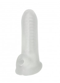 Белый фаллоудлинитель Striker - 13,5 см. - Lola Games - в Сургуте купить с доставкой