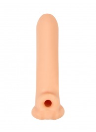 Телесный фаллоудлинитель Titan - 16,5 см. - Lola Games - в Сургуте купить с доставкой