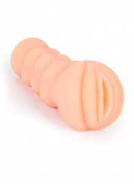 Телесный мастурбатор-вагина с эрекционными кольцами в комплекте - Sexy Girl - в Сургуте купить с доставкой