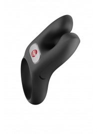 Черное эрекционное виброкольцо Nos - Fun Factory - в Сургуте купить с доставкой