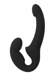 Черный безремневой страпон Share Lite - Fun Factory - купить с доставкой в Сургуте