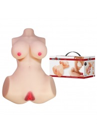 Мастурбатор-торс Aveline с 2 любовными тоннелями - Baile - в Сургуте купить с доставкой