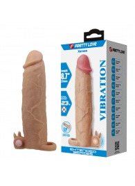 Телесная насадка на пенис Xerxes - 22 см. - Baile - в Сургуте купить с доставкой