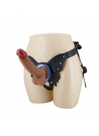 Поясной страпон Wells: трусики в форме бабочки и фаллоимитатор-насадка - Baile - купить с доставкой в Сургуте