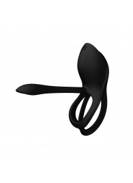 Черное эрекционное виброкольцо Bayek с пультом ДУ - Zalo - в Сургуте купить с доставкой