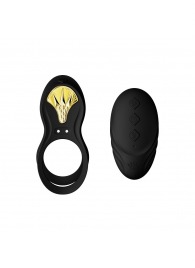 Черное эрекционное виброкольцо Bayek с пультом ДУ - Zalo - в Сургуте купить с доставкой