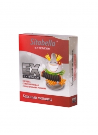 Стимулирующая насадка Sitabella Extender  Красный молодец - Sitabella - купить с доставкой в Сургуте