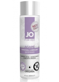Женский лубрикант на водной основе JO AGAPE LUBRICANT ORIGINAL - 120 мл. - System JO - купить с доставкой в Сургуте
