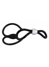 Лассо с подхватом мошонки Triple Ball-und Cockring - Orion - в Сургуте купить с доставкой
