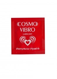 Пробник женского стимулирующего лубриканта на силиконовой основе Cosmo Vibro - 3 гр. - Биоритм - купить с доставкой в Сургуте