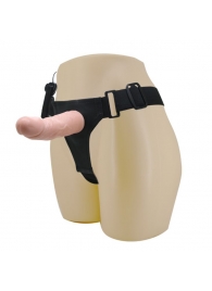 Реалистичный страпон-фаллоимитатор на трусиках Ultra Passionate Harness - 15 см. - Baile - купить с доставкой в Сургуте