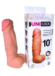 Фаллическая насадка Харнесс UNICOCK 10  - 25 см. - LOVETOY (А-Полимер) - купить с доставкой в Сургуте
