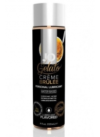 Лубрикант с ароматом крем-брюле JO GELATO CREME BRULEE - 120 мл. - System JO - купить с доставкой в Сургуте