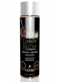 Лубрикант с ароматом солёной карамели JO GELATO SALTED CARAMEL - 120 мл. - System JO - купить с доставкой в Сургуте