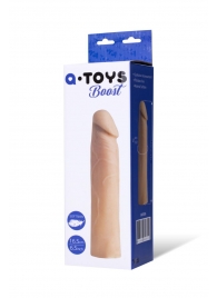 Реалистичная насадка с ярко выраженной головкой - 16,5 см. - A-toys - в Сургуте купить с доставкой