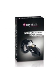Пояс верности с электростимуляцией Mystim Pubic Enemy No1 Black Edition - MyStim - купить с доставкой в Сургуте