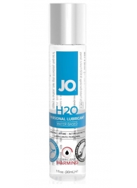 Возбуждающий лубрикант на водной основе JO Personal Lubricant H2O Warming - 30 мл. - System JO - купить с доставкой в Сургуте