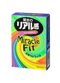 Презервативы Sagami Xtreme Miracle Fit - 5 шт. - Sagami - купить с доставкой в Сургуте