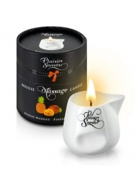 Массажная свеча с ароматом манго и ананаса Bougie de Massage Ananas Mangue - 80 мл. - Plaisir Secret - купить с доставкой в Сургуте