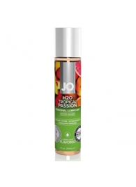 Смазка с ароматом тропических фруктов JO Flavored Tropical Passion - 30 мл. - System JO - купить с доставкой в Сургуте