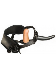 Женский страпон с вагинальной пробкой Woman Strap - 12 см. - LOVETOY (А-Полимер) - купить с доставкой в Сургуте