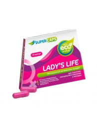 Возбуждающие капсулы Ladys Life - 14 капсул (0,35 гр.) - SuperCaps - купить с доставкой в Сургуте