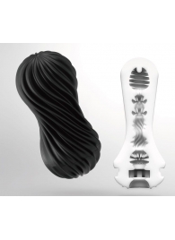 Мастурбатор FLEX Rocky Black с плотным рельефом - Tenga - в Сургуте купить с доставкой